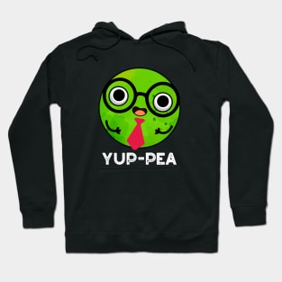 Yup-pea Funny Yuppie Veggie Pea Pun Hoodie